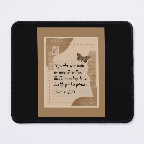 Item preview, John 15 13 Christian Scripture Design designed and sold by Amanda Steele.