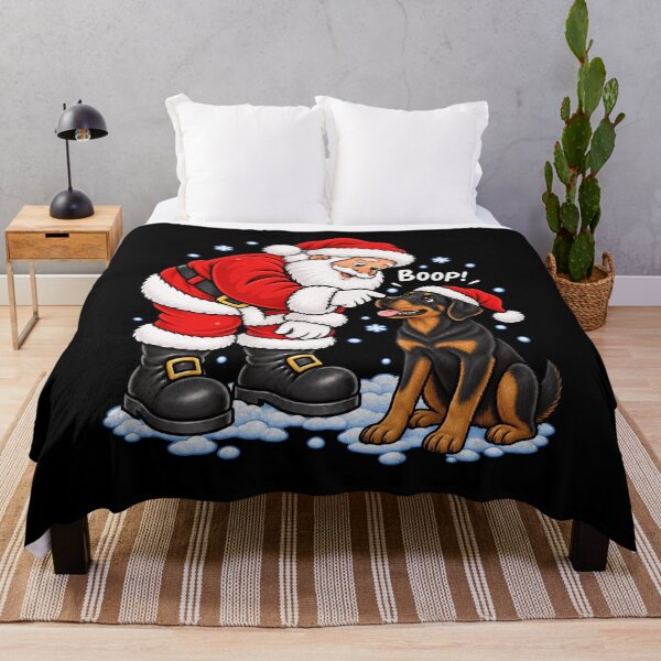 Item preview, Funny Beauceron Dog Santa Boop Merry Chirstmas Mom Dad designed and sold by rafaeltto.