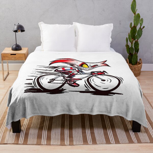 Item preview, Red Devil Cyclist Cartoon Speed designed and sold by RICAMTP.