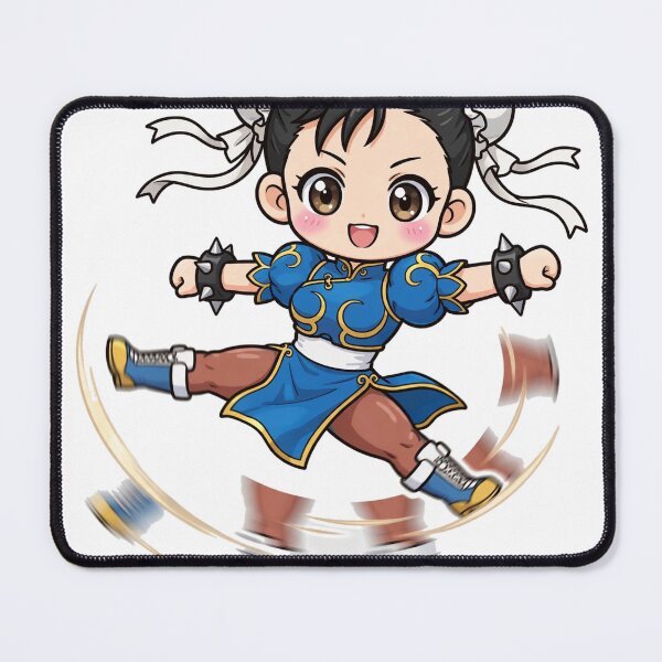 Item preview, Chun-Li Classic Anime Chibi Sticker - Street Fighter Fan Art designed and sold by Lesley D.