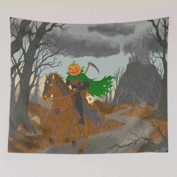 Item preview, Pumpkin Headed Horseman designed and sold by Aki and Akiro.
