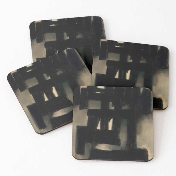 Item preview, Pierre Soulages art - Pierre Soulages artist - Pierre Soulages painting - Pierre Soulages abstract art - Pierre Soulages black painting designed and sold by Rohyadalim.