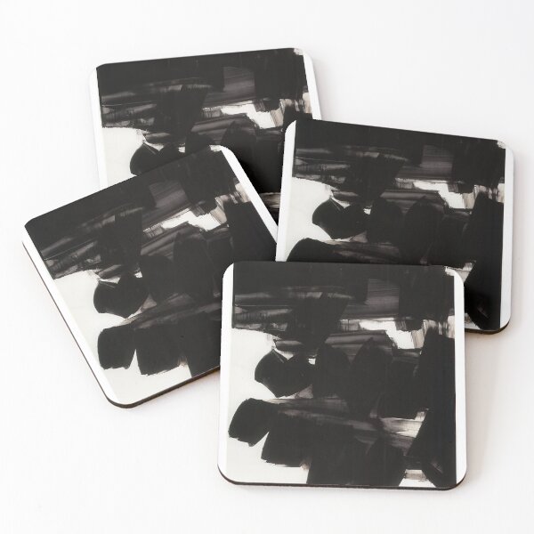 Item preview, Pierre Soulages art - Pierre Soulages artist - Pierre Soulages painting - Pierre Soulages abstract art - Pierre Soulages black painting designed and sold by Rohyadalim.