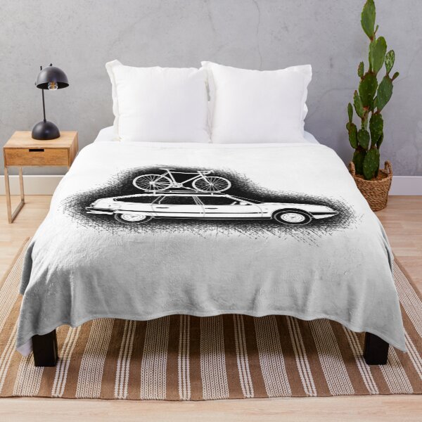 Item preview, Retro Hatchback Bike on Roof Rack Drawing designed and sold by RICAMTP.