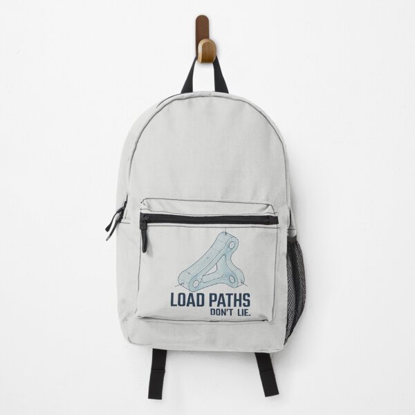 Item preview, Load Paths Don't Lie Mechanical Engineering Stress Analysis Design designed and sold by Amr Darwish Graphic designer.