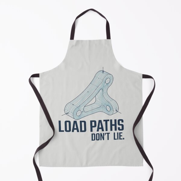 Item preview, Load Paths Don't Lie Mechanical Engineering Stress Analysis Design designed and sold by Amr Darwish Graphic designer.