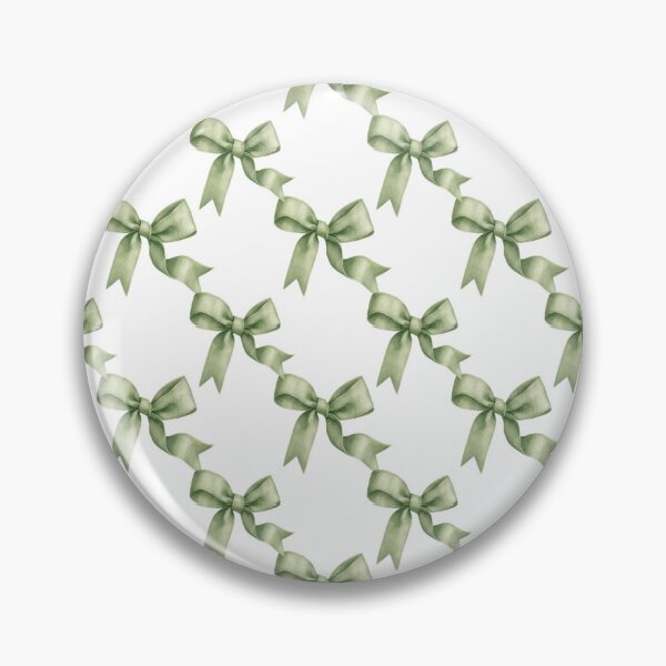 Item preview, Coquette Green Bow Pattern Aesthetic designed and sold by Nahid1230.