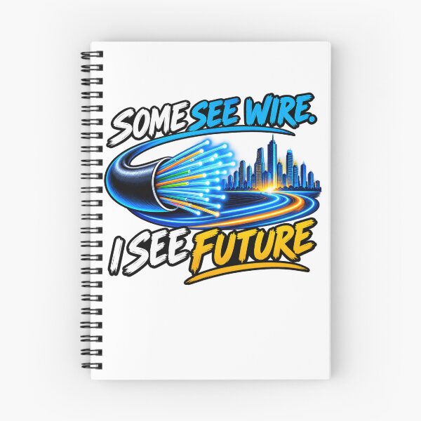 Item preview, Some See Wire, I See Future designed and sold by FiberatWorkTechs.