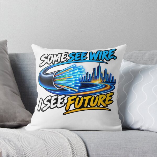 Item preview, Some See Wire, I See Future designed and sold by FiberatWorkTechs.