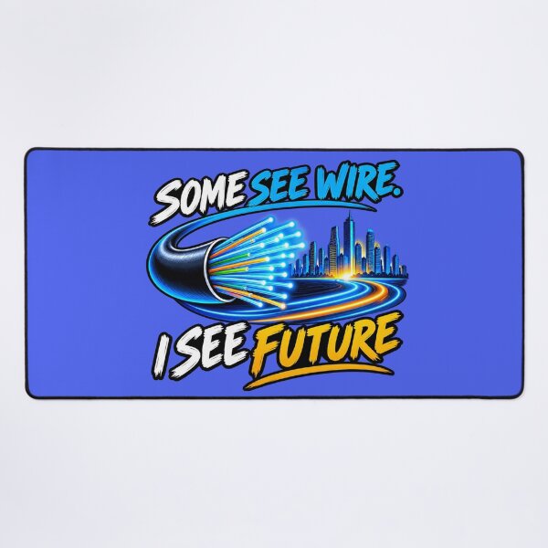 Item preview, Some See Wire, I See Future designed and sold by FiberatWorkTechs.