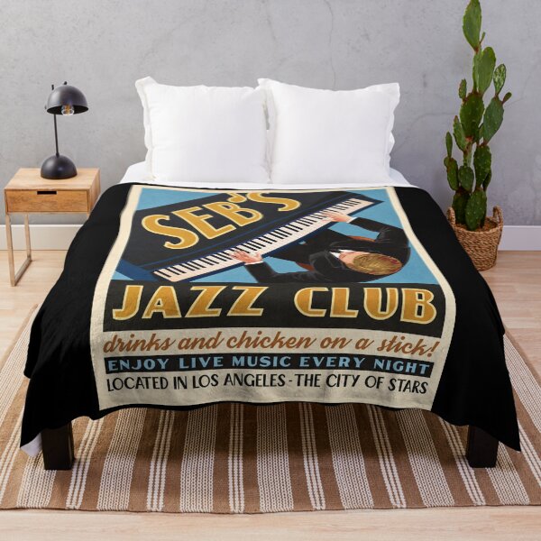 Item preview, Seb's Jazz Club Vintage Poster - La La Land designed and sold by hesjustken.