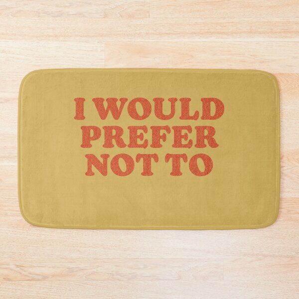 Item preview, I would prefer not to RED designed and sold by bembureda.