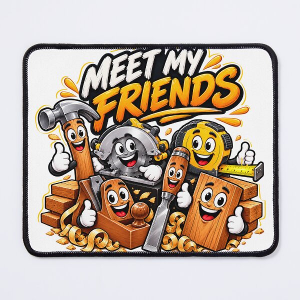 Item preview, Cute Cartoon Woodworking Tools designed and sold by Mark-MF.