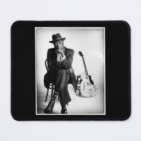 Item preview, John Lee Hooker Seated Blues Portrait Design designed and sold by Amanda Steele.