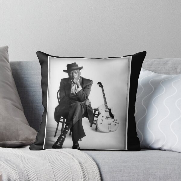 Item preview, John Lee Hooker Seated Blues Portrait Design designed and sold by Amanda Steele.