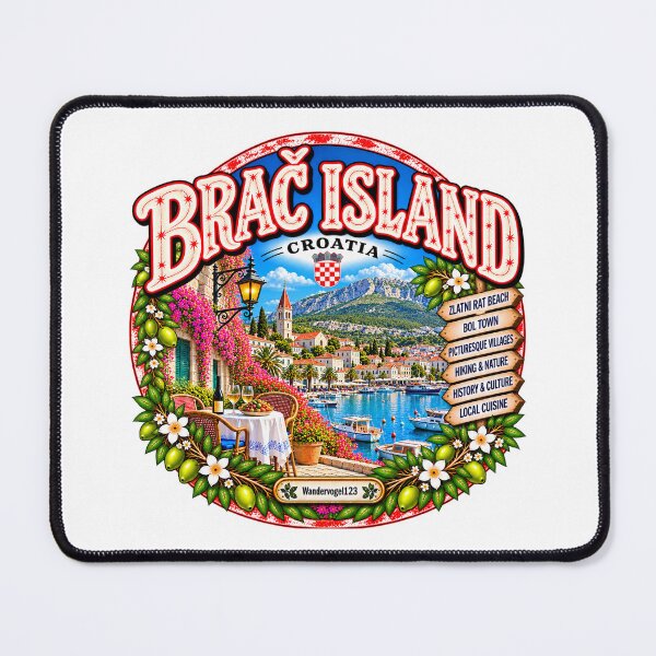 Item preview, Brač Island Croatia – Zlatni Rat Beach & Adriatic Coast designed and sold by Wandervogel123.