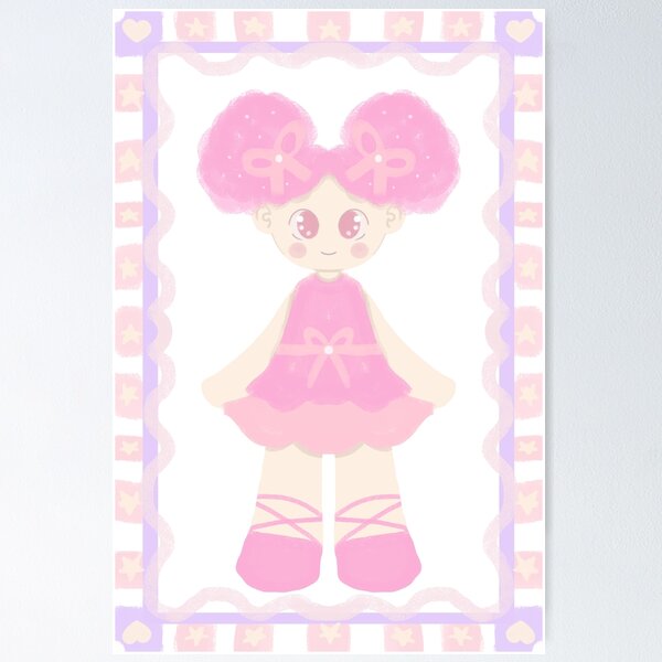 Item preview, Ballerina painting for bedrooms and decoration.  designed and sold by Jelly Studio.
