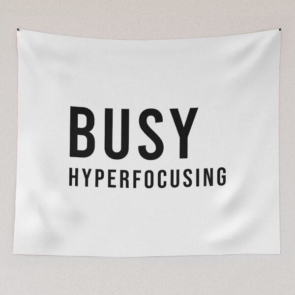 Item preview, Busy Hyperfocusing Funny Creative Mind Gift, Unique designed and sold by villacreativa.