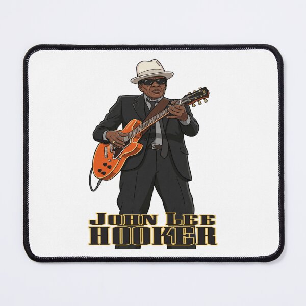 Item preview, John Lee Hooker Cartoon Guitar Portrait Design designed and sold by Amanda Steele.