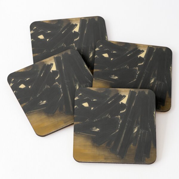 Item preview, Pierre Soulages art - Pierre Soulages artist - Pierre Soulages painting - Pierre Soulages abstract art - Pierre Soulages black painting designed and sold by Rohyadalim.