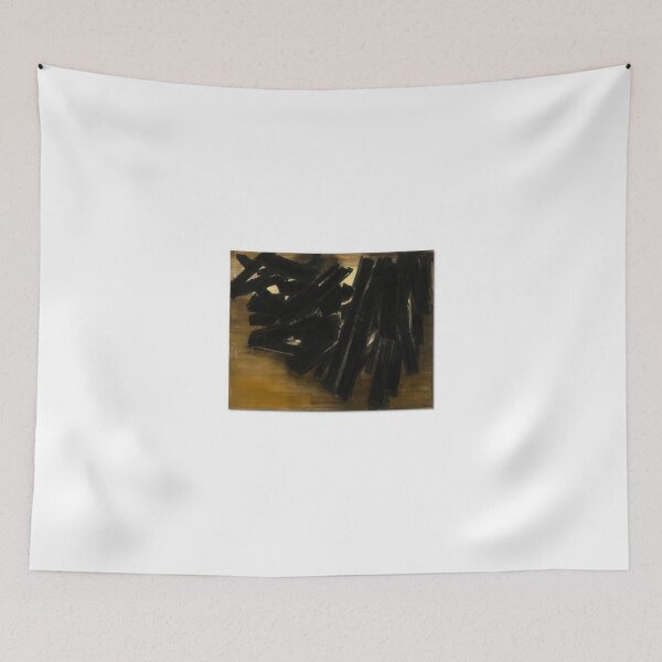 Item preview, Pierre Soulages art - Pierre Soulages artist - Pierre Soulages painting - Pierre Soulages abstract art - Pierre Soulages black painting designed and sold by Rohyadalim.