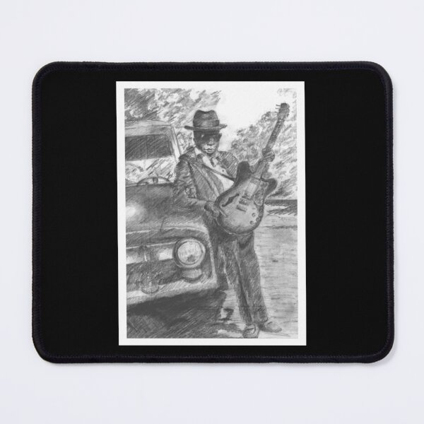 Item preview, John Lee Hooker Pencil Blues Portrait Design designed and sold by Amanda Steele.