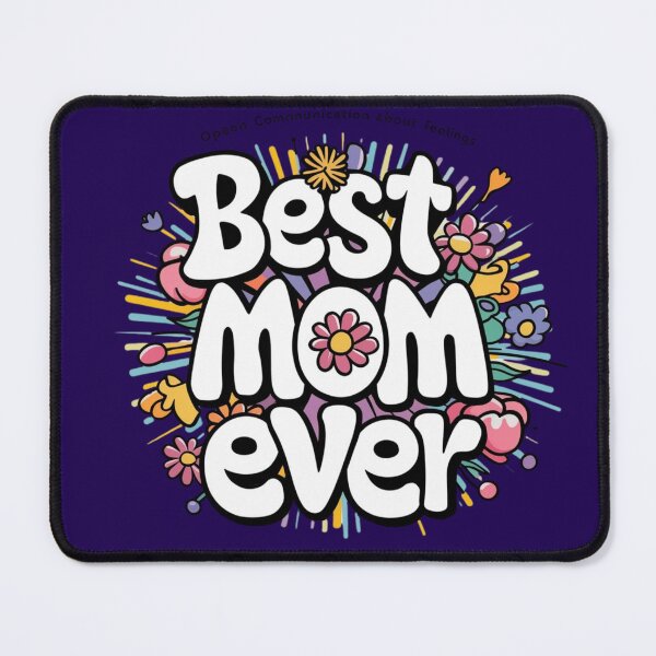 Item preview, Best Mom Ever Groovy Floral Art designed and sold by the wellness script.