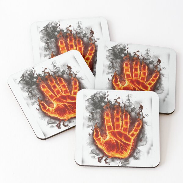 Item preview, fire hand design for cool customer designed and sold by PSDesignWorks.