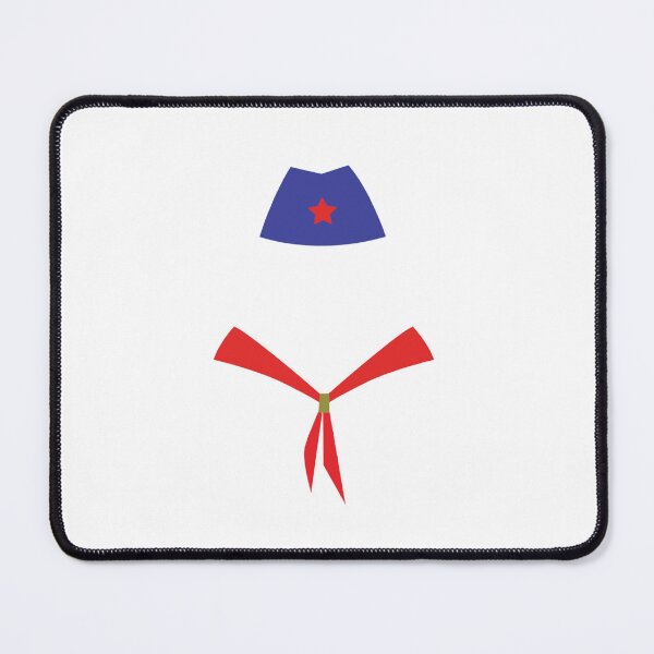 Item preview, Yugoslavian Pioneer Blue Cap and Red Scarf designed and sold by GorArt1.