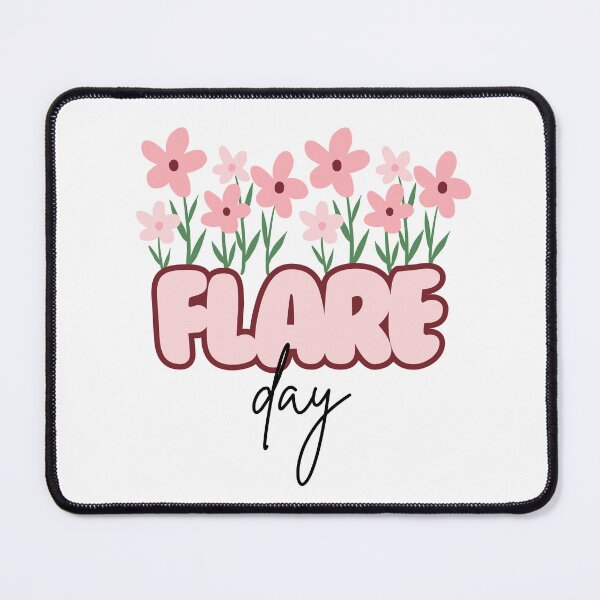 Item preview, Flare Day Pastel Muted Pink Floral Cottagecore Aesthetic Meme designed and sold by kristy1003.