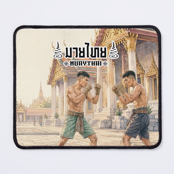 Item preview, Temple Grounds of Honor: Warriors blessed by the spirit of Muay thai Kard Chuek (Traditional Thai Boxing) designed and sold by Vanich-Panich.