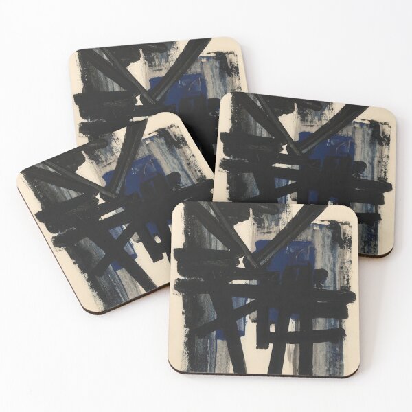 Item preview, Pierre Soulages art - Pierre Soulages artist - Pierre Soulages painting - Pierre Soulages abstract art - Pierre Soulages black painting designed and sold by Rohyadalim.