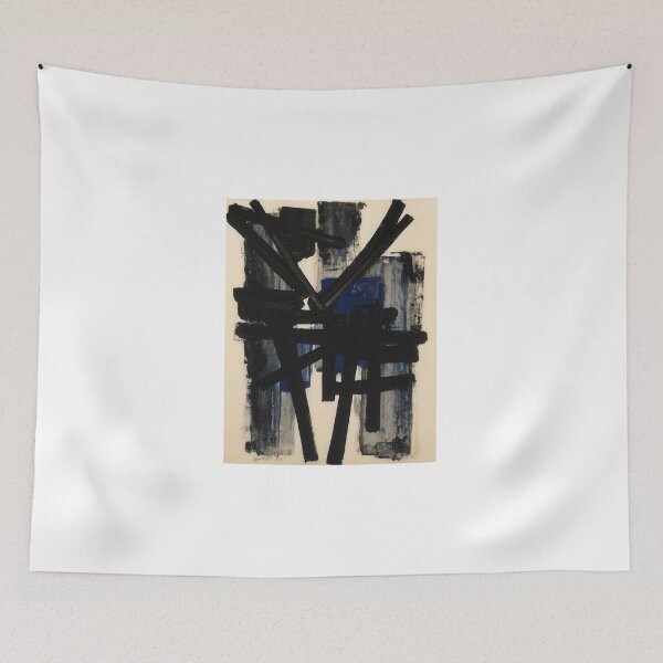 Item preview, Pierre Soulages art - Pierre Soulages artist - Pierre Soulages painting - Pierre Soulages abstract art - Pierre Soulages black painting designed and sold by Rohyadalim.
