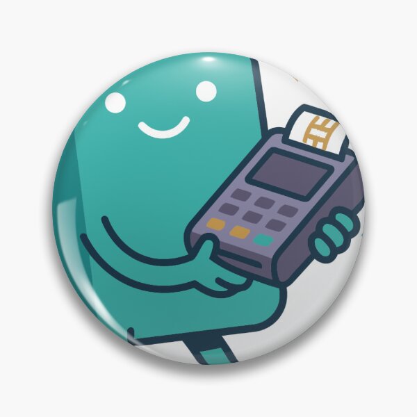 Item preview, Cute Credit Card Holding POS Terminal designed and sold by stickerbundle.