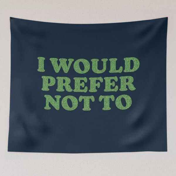 Item preview, I would prefer not to lime green designed and sold by bembureda.
