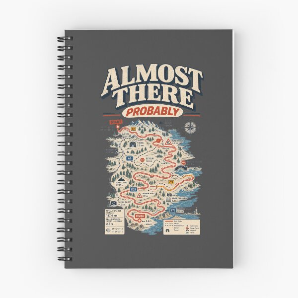 Item preview, Almost There Probably Funny Vintage Typography designed and sold by MostafaMokhtar.