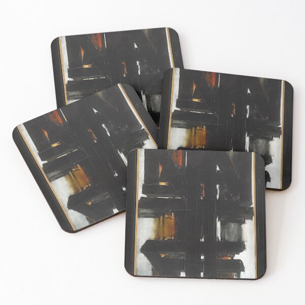 Item preview, Pierre Soulages art - Pierre Soulages artist - Pierre Soulages painting - Pierre Soulages abstract art - Pierre Soulages black painting designed and sold by Rohyadalim.