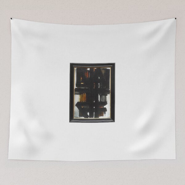 Item preview, Pierre Soulages art - Pierre Soulages artist - Pierre Soulages painting - Pierre Soulages abstract art - Pierre Soulages black painting designed and sold by Rohyadalim.