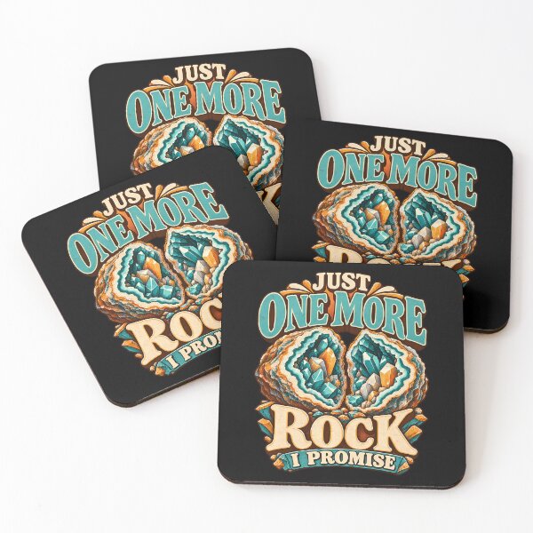Item preview, Just One More Rock I Promise Funny Geode Crystal Collector Geology Humor Vintage  designed and sold by Photo-Sphere101.