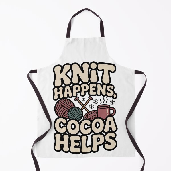 Item preview, KNIT HAPPENS, COCOA HELPS designed and sold by jkrphoto.