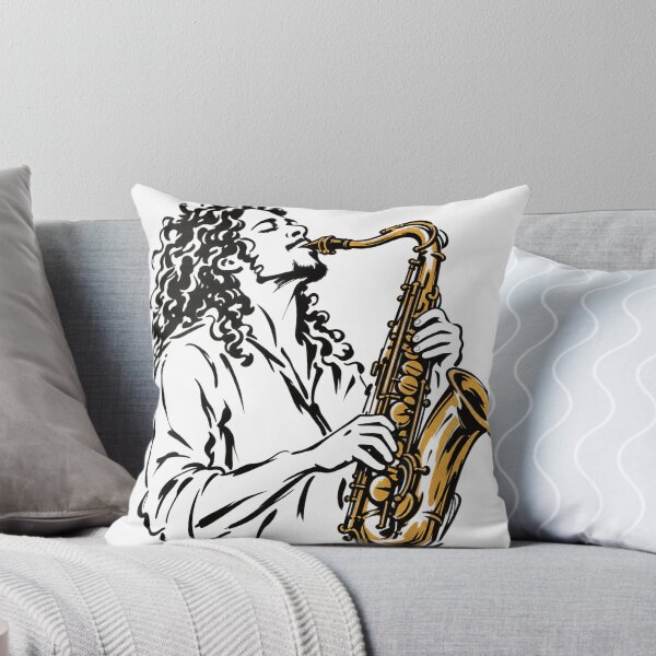 Item preview, Golden Sax Jazz Musician designed and sold by Trends Art Creations .