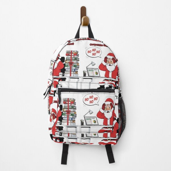 Item preview, Funny Corporate Santa Claus Working From Home Office Burnout designed and sold by SmartPuns.
