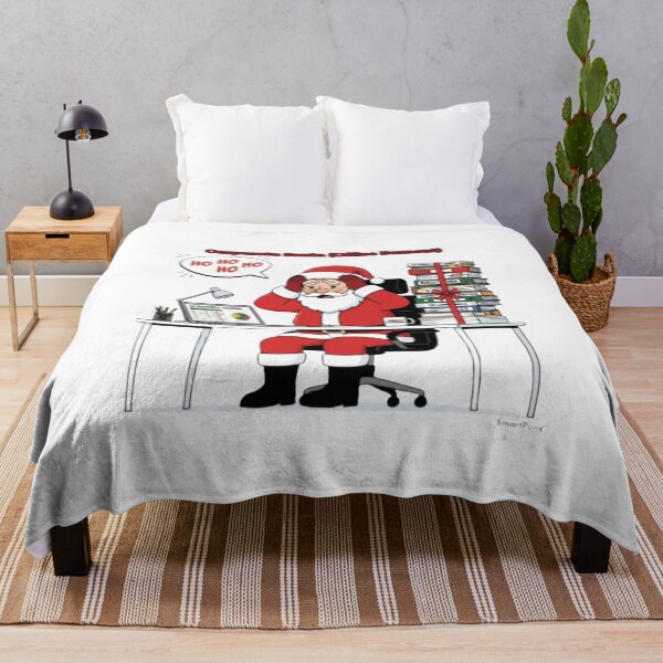 Item preview, Funny Corporate Santa Claus Working From Home Office Burnout designed and sold by SmartPuns.