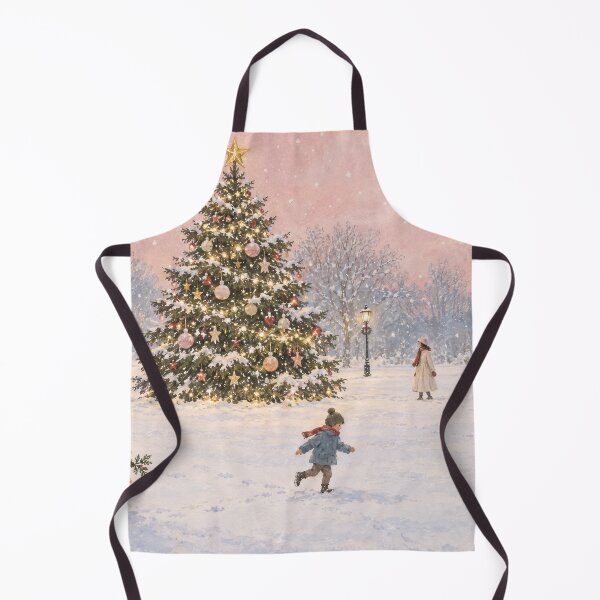 Item preview, Magical Christmas Tree in Snowy Winter Park Painting designed and sold by Discount code.
