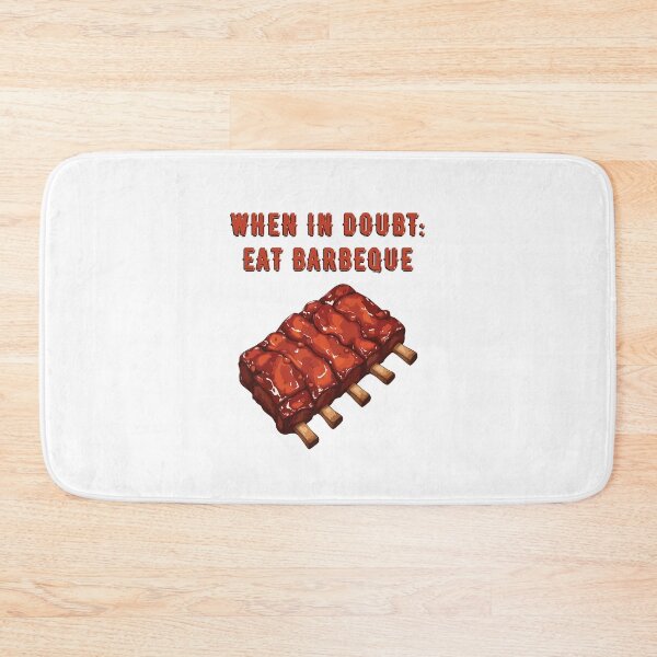 Item preview, When in doubt eat barbecue! designed and sold by LoveWhatYouDo.