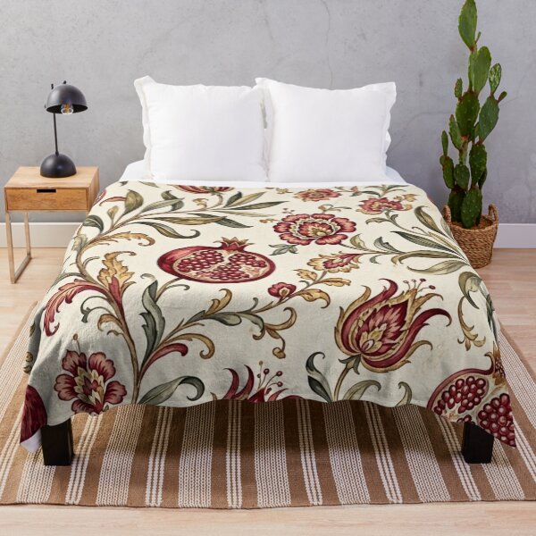 Item preview, Traditional Turkish Pomegranate & Tulip Pattern | Ottoman Vintage Botanical Art designed and sold by Dogandesighn.