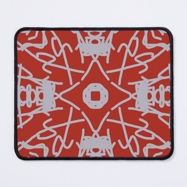 Item preview, Crimson Symmetry Abstract Digital Art Pattern designed and sold by ThaCriações.
