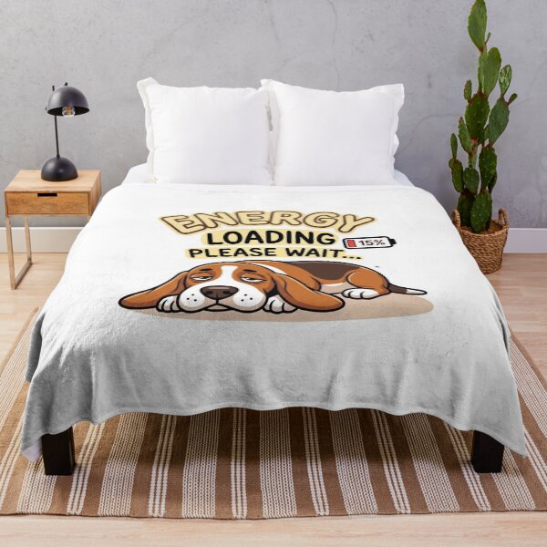 Item preview, Low Energy Basset Hound Energy Loading designed and sold by SynKraftThreads.