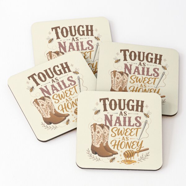 Item preview, Tough As Nails Sweet As Honey Western Cowgirl Boots and Bees designed and sold by Colorfulman.