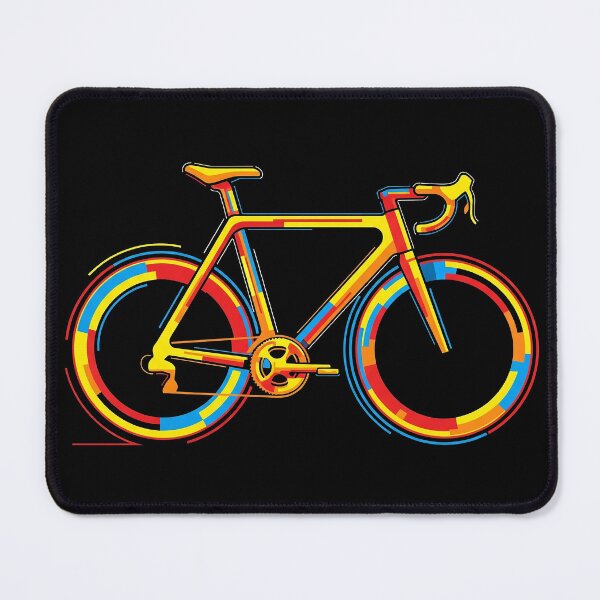 Item preview, Colorful Neon Road Bike Illustration designed and sold by RICAMTP.